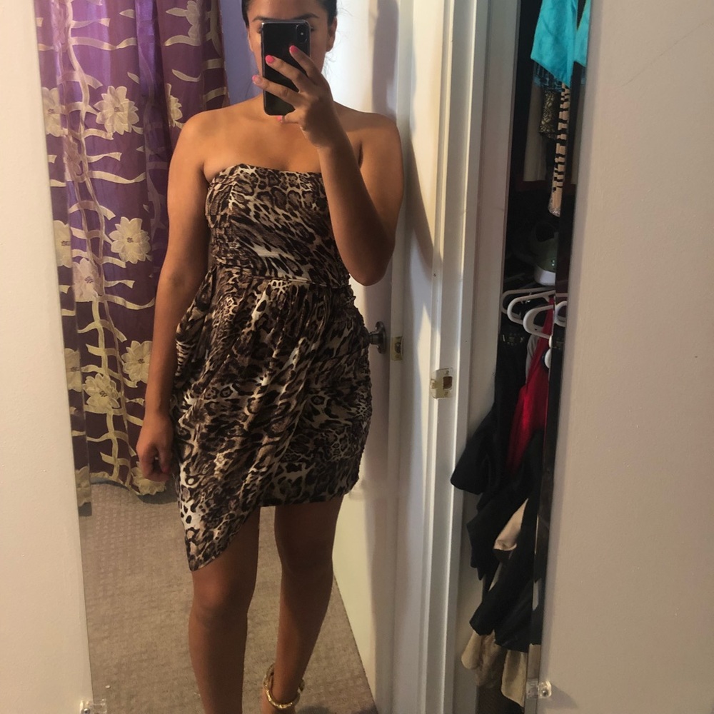 Strapless Bebe dress
